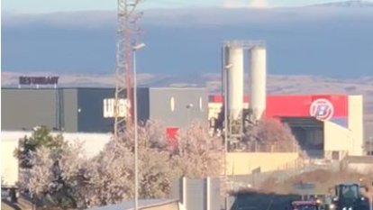 Més tractors dirigint-se al tall de l'A-2 a Tàrrega