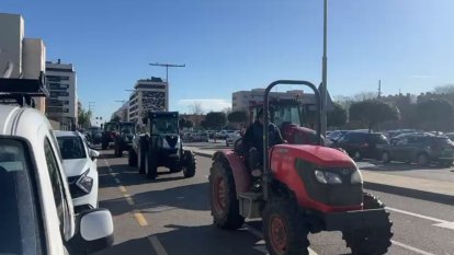 Tractorada a Lleida aquest dilluns / Javi Enjuanes