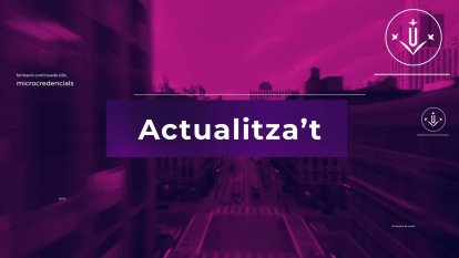 Nou programa formatiu a la Universitat de Lleida basat en microcredencials a partir del febrer