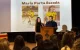 Maria Porta, durant l’homenatge que va rebre a l’ajuntament de Vila-sana.