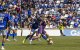 Una jugada del partit que van disputar Lleida i Espanyol al Camp d’Esports aquesta temporada passada. - JORDI ECHEVARRIA