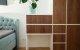 Un mueble con componentes de melamina.