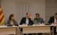 Sílvia Paneque, Albert Dalmau i José Antonio Santano a la reunió de seguiment de la situació de Rodalies.