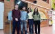 Isaac, Jordi, Paula i Ana, estudiants de segon de Batxillerat de l’institut Torre Vicens. - S.E.