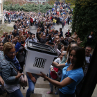 Una de les milers d’urnes portades fins als col·legis l’1 d’octubre de fa sis anys.