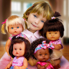 la diversitat. Les Nenuco tenen una col·lecció que representa les races del món.