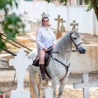 Algunes de les imatges preses al cementiri i difoses a través de les xarxes socials. - IOLANDA SEBE