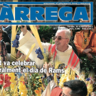 Imatge de la portada de ‘Nova Tàrrega’ de l’abril del 2011 amb Josep Blay en una foto de Jaume Solé.