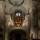 El nou orgue de la Catedral de Lleida, ja instal·lat i afinat, s’estrenarà per Sant Miquel. - IOLANDA SEBÉ