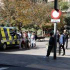 La Urbana es va fer càrrec de l’atestat del sinistre. - AMADO FORROLLA