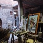 Su última obra, aún por terminar, dedicada a Sant Pere.