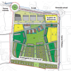 Mapa de l'ampliació de Ciutat Jardí