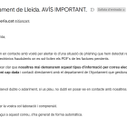 El correu de la Paeria