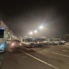 El tràiler i les 7 furgonetes, ja han sortit de Lleida