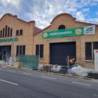 El Lidl d’Alcalde Porqueres, a la sortida de Balàfia, està gairebé a punt. - AMADO FORROLLA