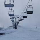 Imatge d'un telecadira de l'estació de Baqueira Beret.