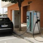 Un cargador de coches eléctricos.