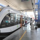 Un dels trens de la línia de la Pobla a l’estació de Lleida. - SEGRE