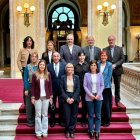 Diputats del PSC, ERC, Junts i PP per Lleida al Parlament.
