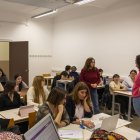 Escolars del col·legi Magí Morera de Lleida, llegint a classe. En tots els centres hi ha mitja hora de lectura obligatòria. - ESCOLA MAGÍ MORERA