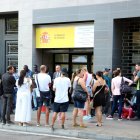 Una Oficina d'Estrangeria a Barcelona en una imatge d'arxiu.