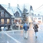 La nevada d’ahir a Arties. - EDGAR ALDANA