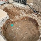 Un dels aljubs trobats al carrer Sant Pere de les Borges. - AJUNTAMENT DE LES BORGES BLANQUES
