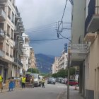 Els operaris treballant ahir a l’avinguda Sant Miquel de Pui. - A. LA POBLA DE SEGUR