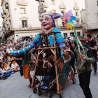 La nova gegantona inclusiva d'Alba durant la seva presentació a la festa major de Tàrrega.
