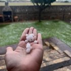 Nova tempesta de granís al pla de Lleida, i ja en van vuit
