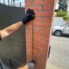 La serpiente venenosa atrapada en una vivienda de Algeciras.