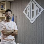Roger Lamesa, divendres passat a les oficines de l’AEM. - AMADO FORROLLA