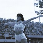 Aitana después de su último concierto en Barcelona.