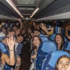 Uns minuts abans d’iniciar el trajecte des de l’estació de Tàrrega. - LAIA PEDRÓS