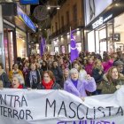 Imatge d’una mobilització contra la violència masclista a Lleida. - SEGRE