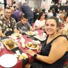 Veïns de Torrelameu en l’esmorzar celebrat al Centre Cívic. - MAGDALENA ALTISENT