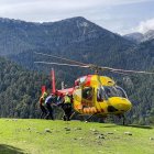 Imatge d'arxiu d'un rescat d'un boletaire ferit a Bellver de Cerdanya.