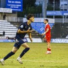 La celebració de Bilal al marcar el 2-2 en el minut 90. - INGRID SEGURA