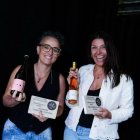 Les responsables del celler Lagravera i els vins premiats. - LAGRAVERA