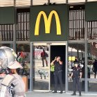 L'estació de Sants de Barcelona aquest matí.