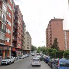Un tram del carrer Pius XII de Lleida.