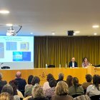 Un moment de la 15a Jornada de Tabaquisme de Lleida a la Facultat de Medicina de la UdL.