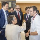 La consellera Pané, el 13 de novembre durant l'acte a l'Arnau de Vilanova de Lleida.