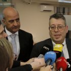 Imatge d'arxiu del director general de Mercolleida, Miquel Àngel Bergés, en una atenció als mitjans a Lleida.