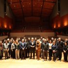 Autoritats, tècnics, representants del sector i patrocinadors, en la presentació de la temporada. - AMADO FORROLLA