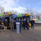 Els nous vehicles van ser presentats ahir als Camps Elisis. - S.E.