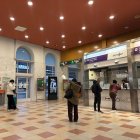 L'estació de tren de Lleida aquest dijous.