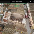 Imatge aèria dels bombers de la casa afectada. - E. FARNELL