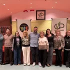 Part de la nova junta d’Orvepard, entre els quals Ruiz (al centre) i Torné (el tercer per l’esquerra). - ORVEPARD