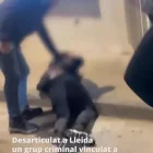 Un dels presumptes lladres després de ser arrestat. - MOSSOS D’ESQUADRA